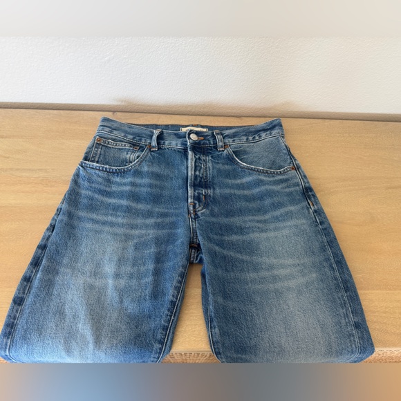 Madewell Women’s The Dean Easy Straight Jean, Monessen Wash, SIZE: 25 - Picture 11 of 16